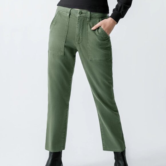 AMO Easy Army Trouser Tea Leaf, size 26, NWT - Picture 1 of 9